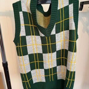 Plaid Sweater Vest